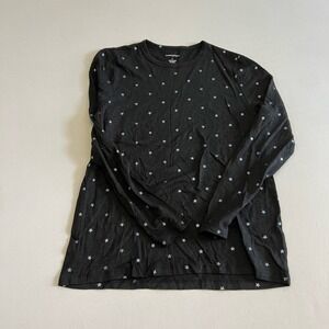 Banana Republic Dark Blue star print long sleeve top S